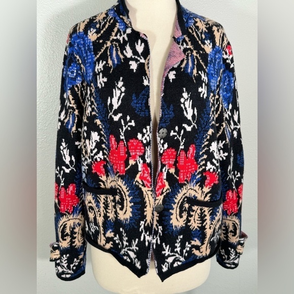 ANTHROPOLOGIE PILCRO DEBRA SWEATER JACKET. SIZE LARGE - Picture 9 of 14